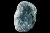 Sky Blue Celestine (Celestite) Geode Section - Madagascar #166506-2